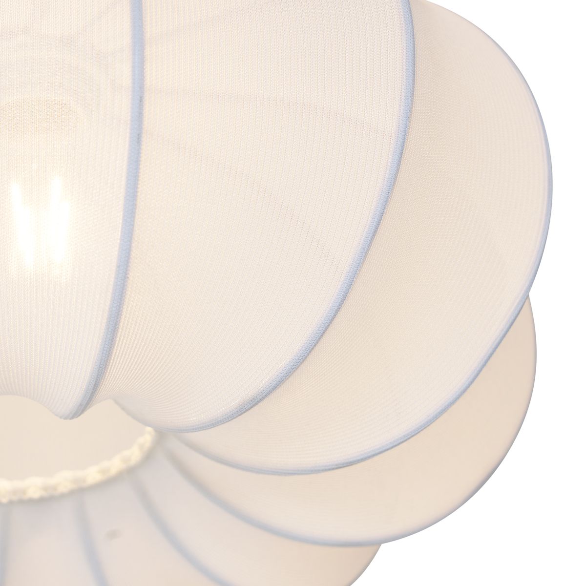 Japandi plafondlamp wit 37cm - Plu Asyesha
