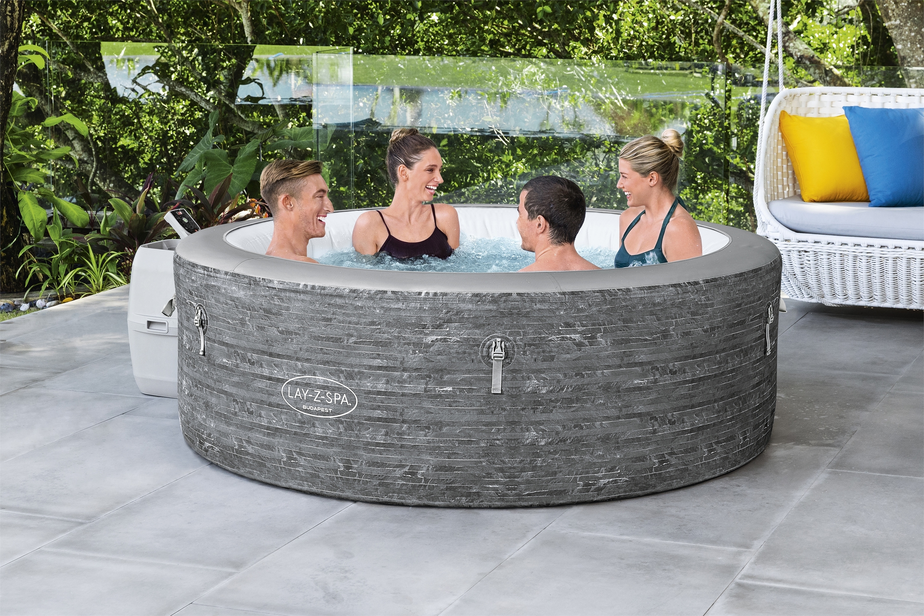 Bestway Whirlpool Lay-Z-Spa BUDAPEST Eco 6 Personen