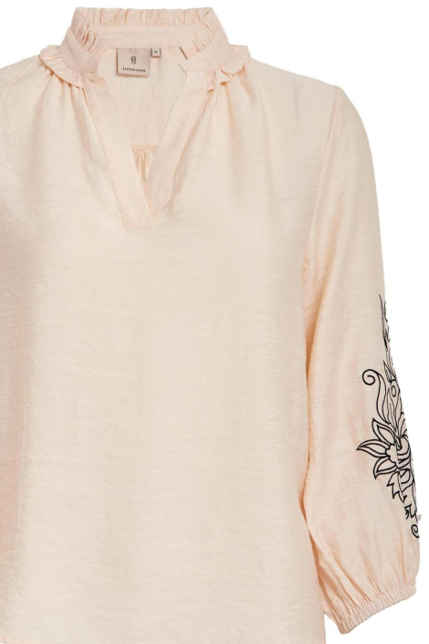 Peppercorn beige dames blouse