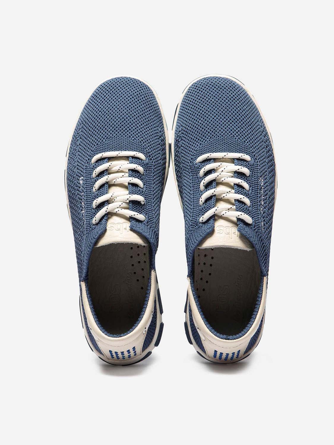 Tennis Femme Textile Recyclé Bleu