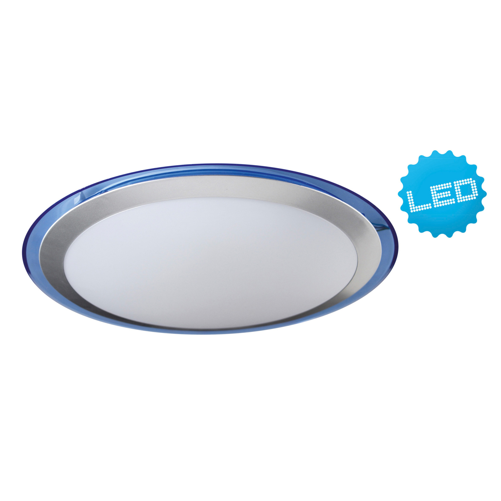 LED-Deckenleuchte LUTOS - blau - 33 cm