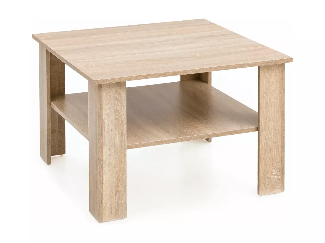 Table basse de WL5.833 Chêne Sonoma 60x42x60 cm Table en bois design avec étagère | Table Basse Table Basse | Table basse table de salon | Table basse avec espace de rangement