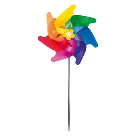 Giobas Windmühle bunt Ø120cm Höhe 2,55 m
