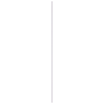 Hoeklat MDF wit folie 21x21 mm 260 cm