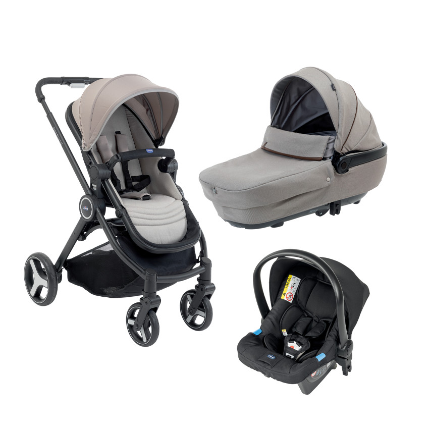 Poussette trio Best Friend Plus Comfort - Desert Taupe