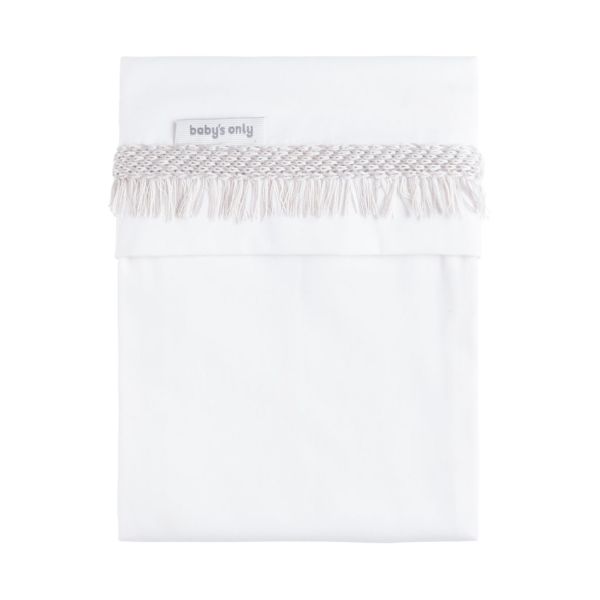 Baby's Only Ledikantlaken Gebreide Bies - Happiness - Urban Taupe / Ecru - 120x150 cm