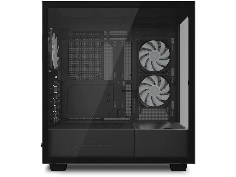 Sharkoon PC-Gehäuse Rebel C60 Schwarz Midi-Tower-ATX-Gaming-Gehäuse