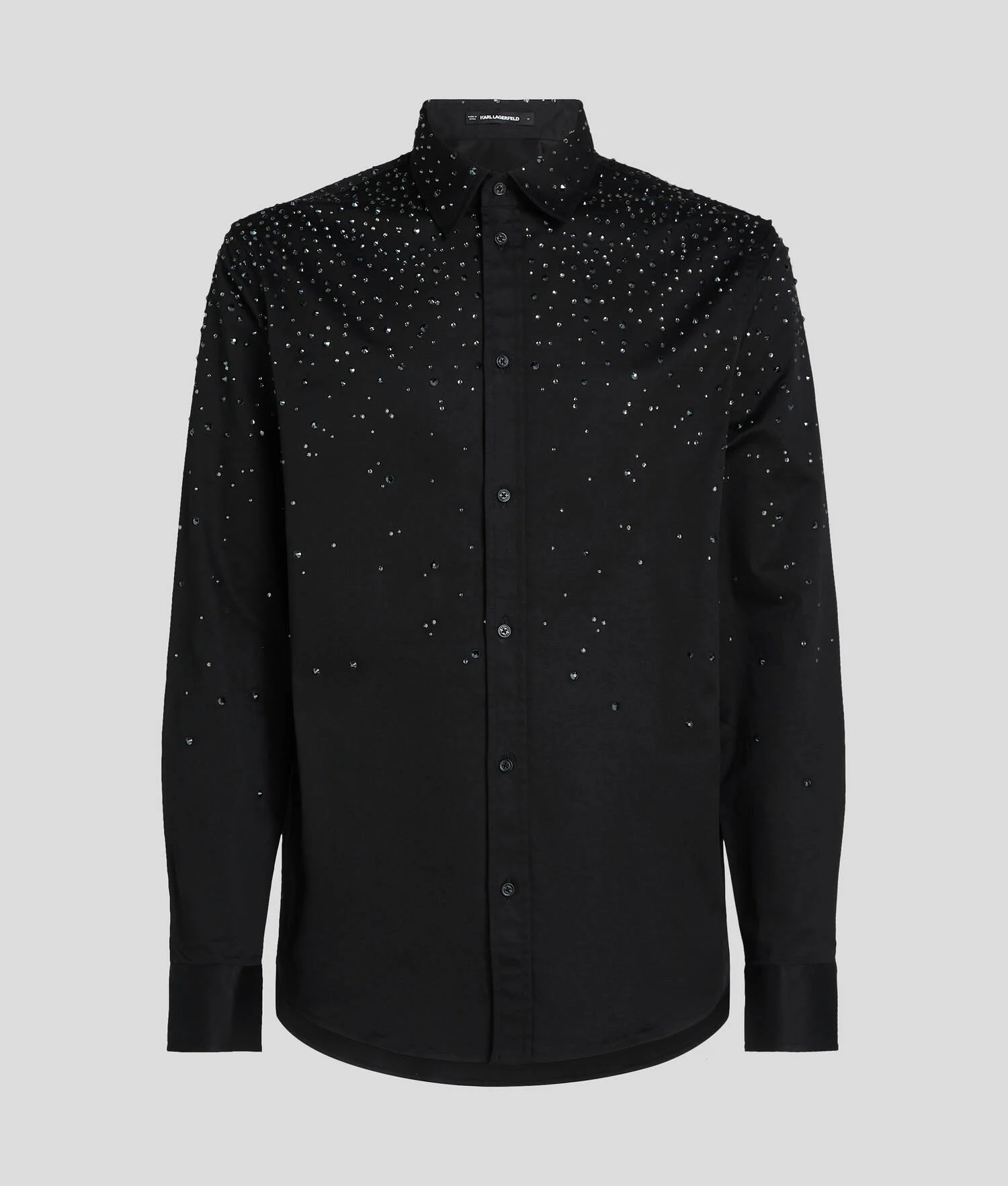 CHEMISE EFFET DEGRADÉ À STRASS