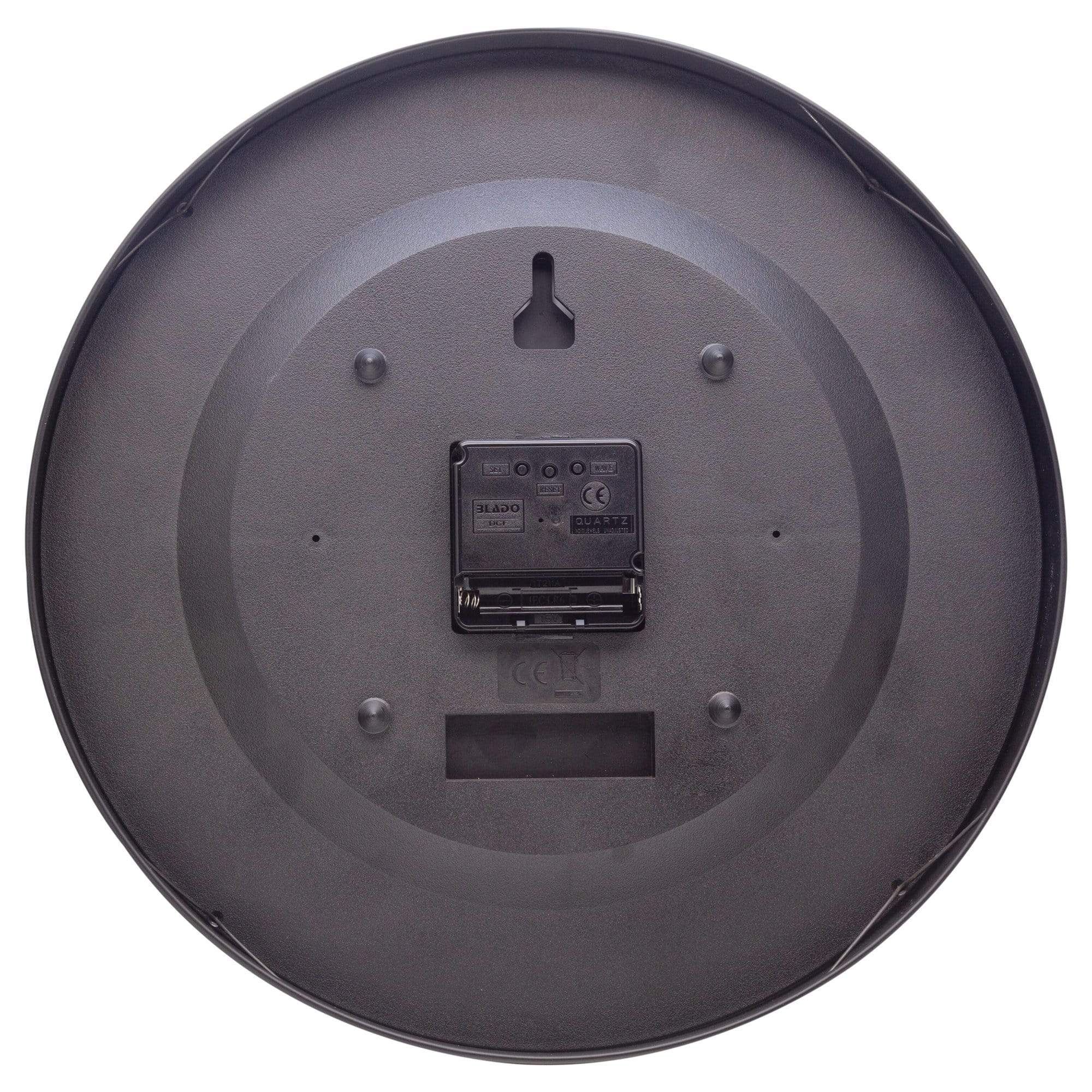 NeXtime - NeXtime - Design Wandklok - Radio controlled -  Zwart - 30cm