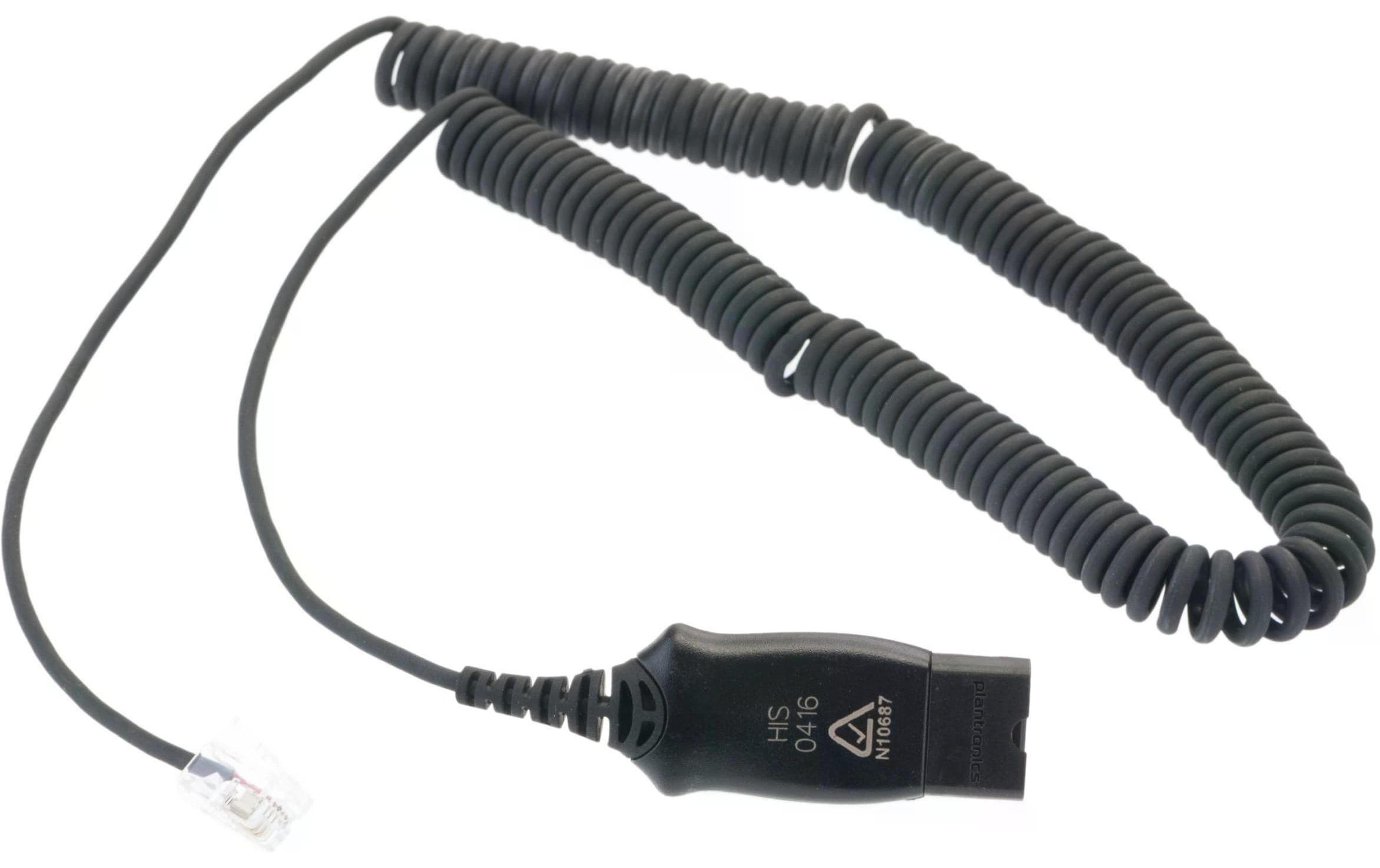 Anschlusskabel Poly Avaya HIS RJ-10 - QD 2 mInline Verstärker für Avaya IP Phone 96xx