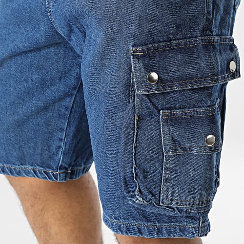 Short Cargo Jean Bleu Denim