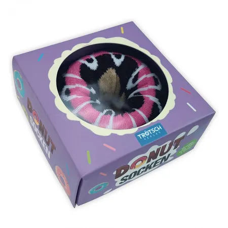 Trötsch Socken Donut, lila, 37 - 42