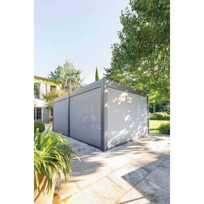 Pergola bioclimatique EVORA Graphite