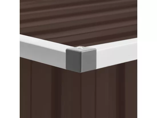 Boîte de rangement de jardin Marron 149x99x93 cm
