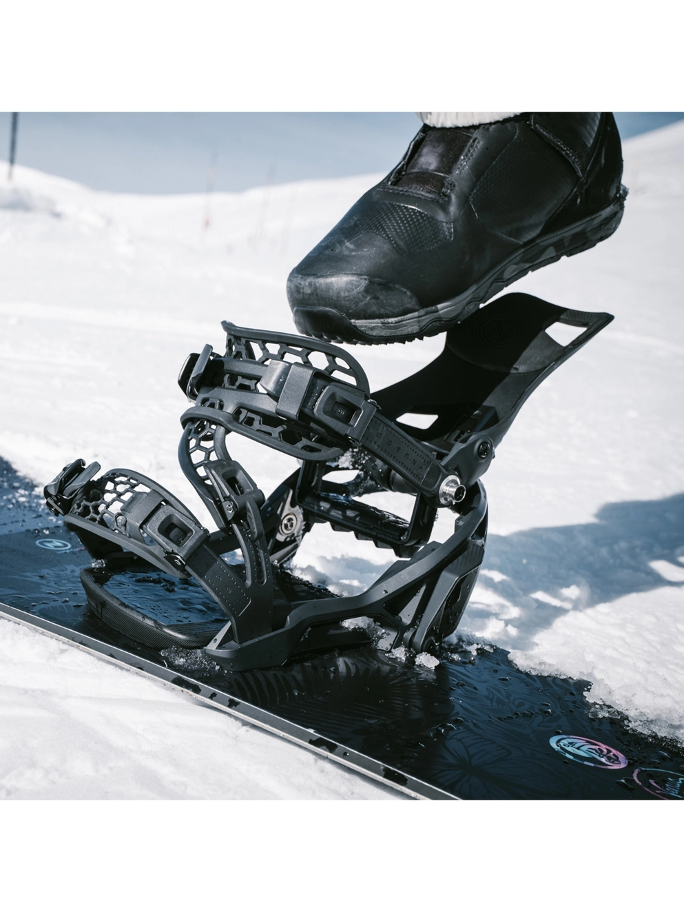 Nidecker Supermatic 2025 Snowboard Bindings black