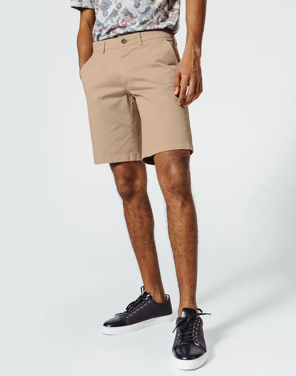 Bermuda urbain beige 