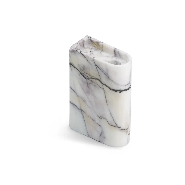 Northern - Monolith Kerzenhalter medium, Marmor weiss
