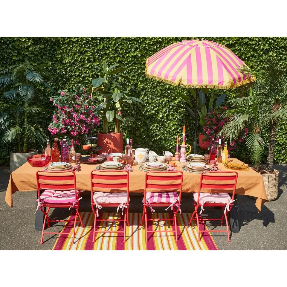 In The Mood Collection Osborn Parasol - H238 x Ø220 cm - Geel