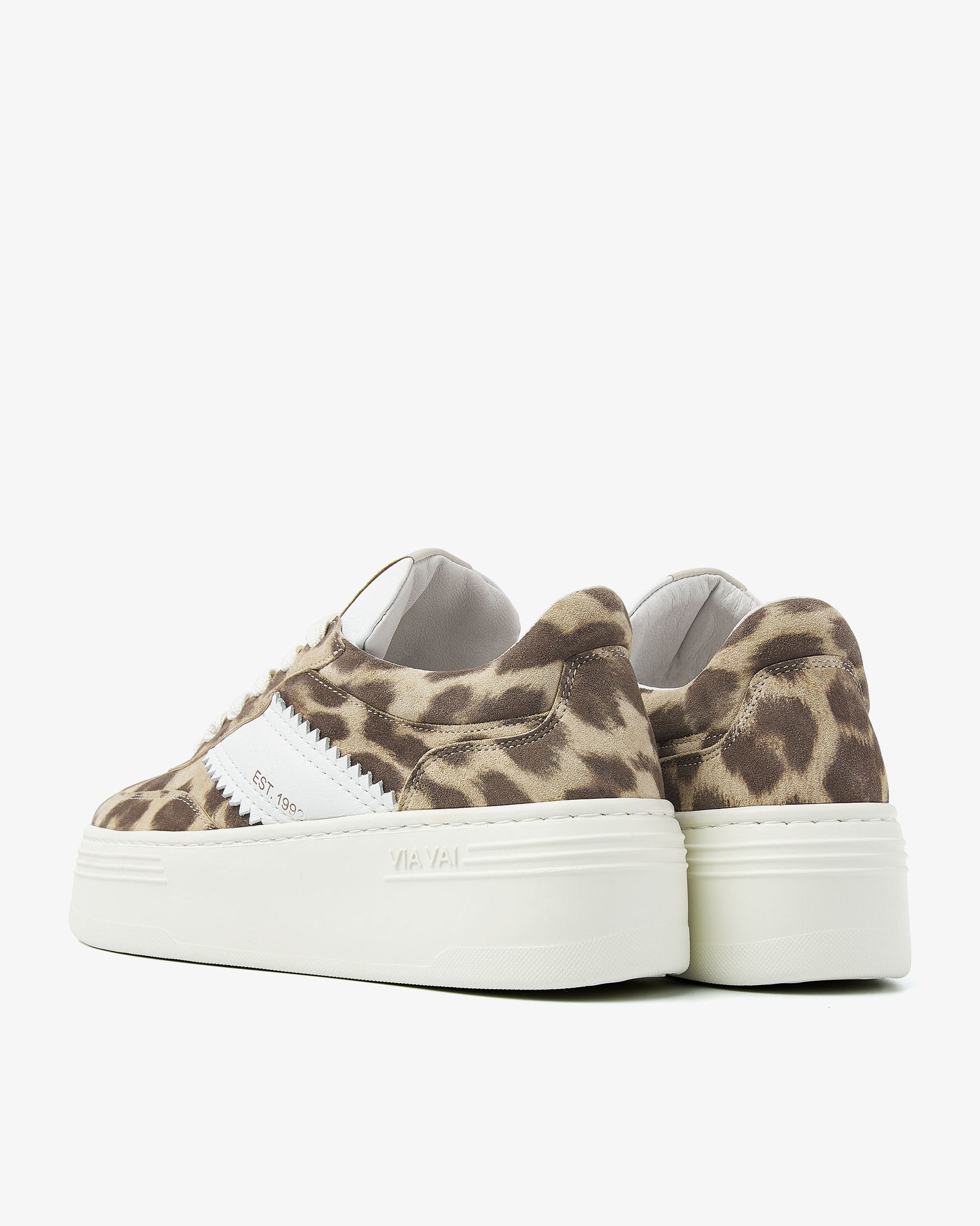 VIA VAI luipaardprint dames sneakers Isa Romi