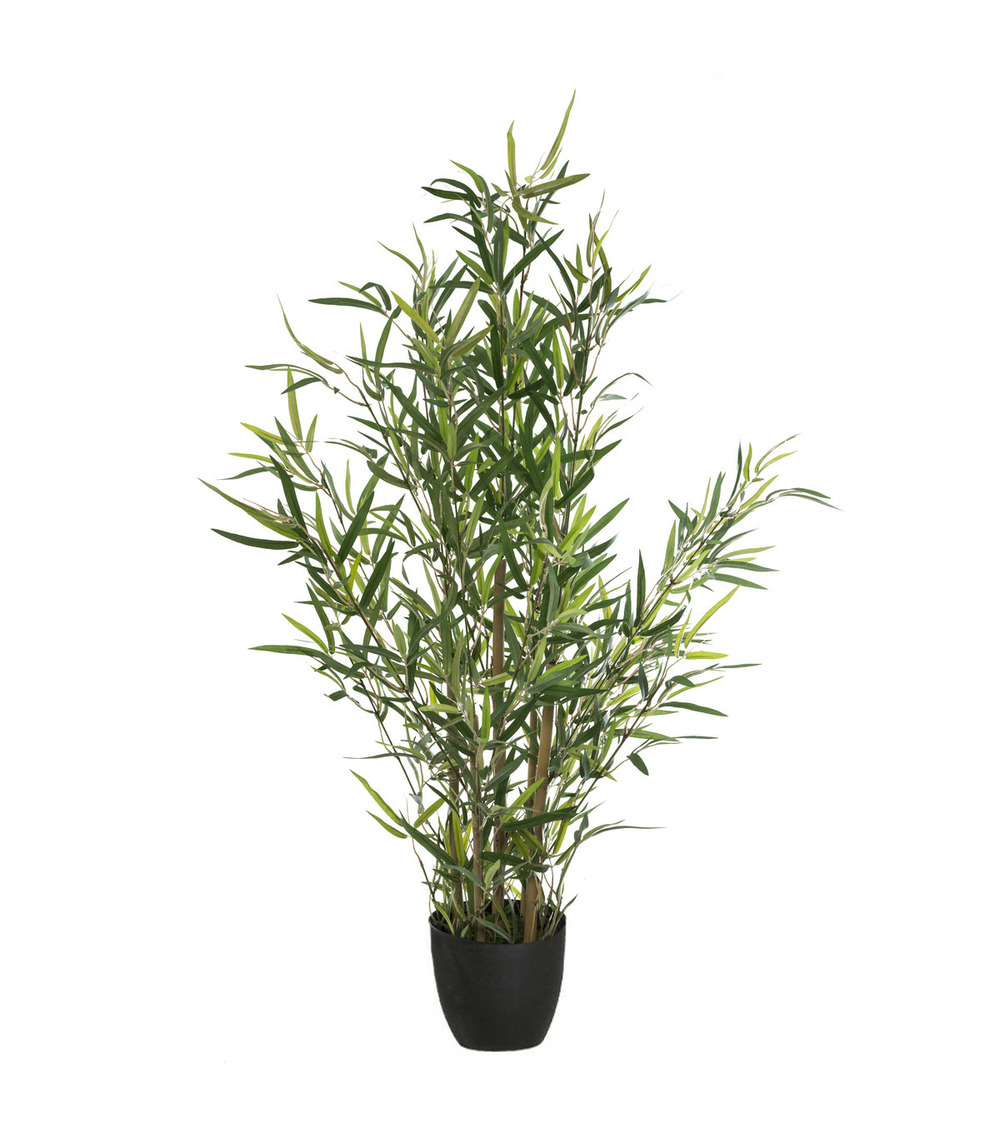 Plante artificielle bambou en pot h 90 cm