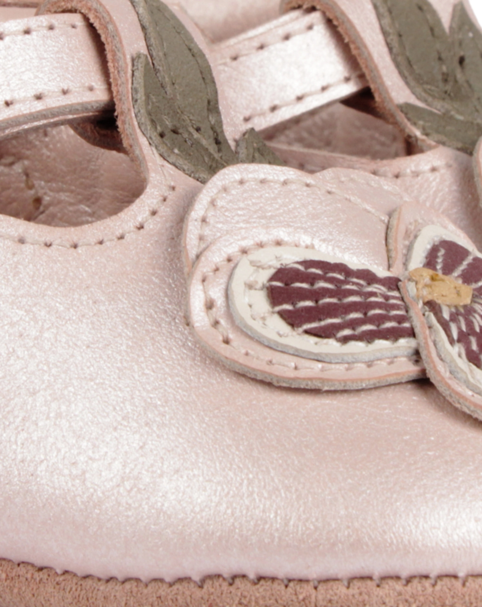 Spangenschuhe HEIDE - VIOLETTE  in rose metallic