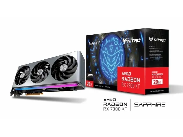 Sapphire NITRO  Radeon RX 7900 XT Vapor-X - Grafikkort - Radeon RX 7900 XT - 20 GB GDDR6 - PCIe 4.0 x16 - 2 x DisplayPort, 2 x HDMI