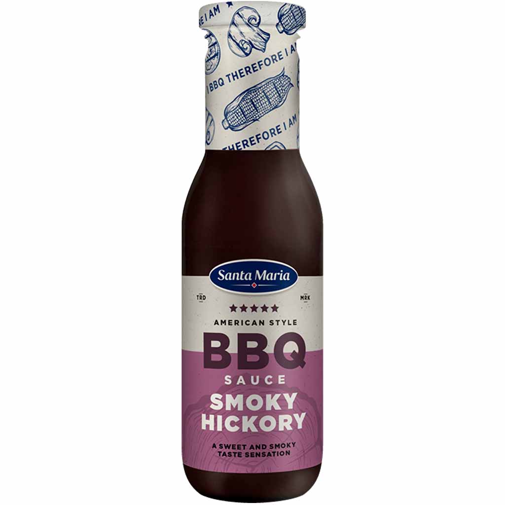 Santa Maria American Style BBQ Sauce Smoky Hickory 291ml MHD:5.3.26