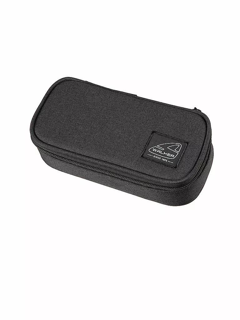 WALKER Schlamperbox - Pencil Box Classic (Black Melange) schwarz