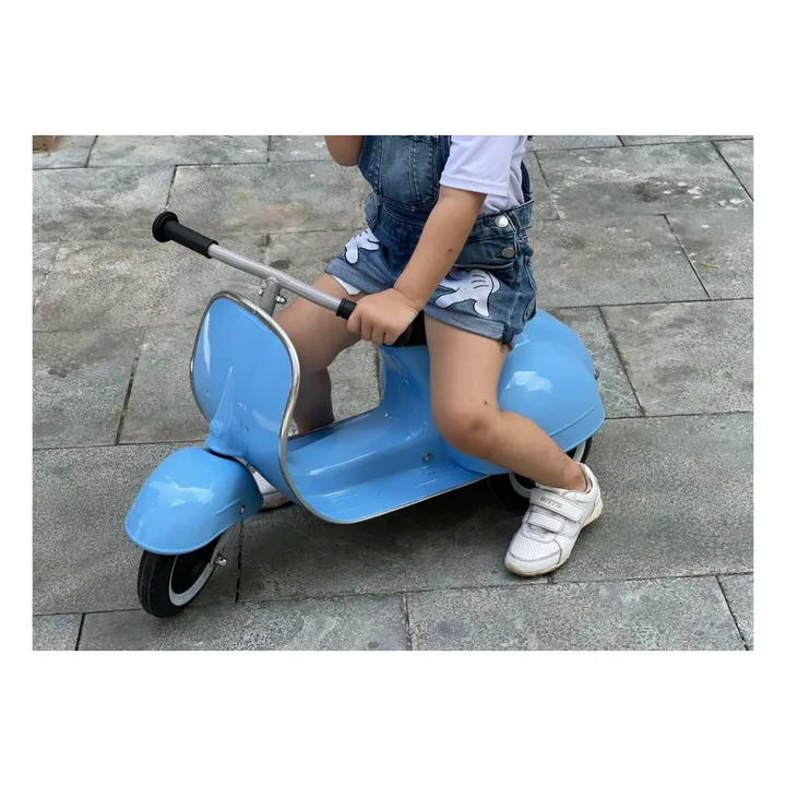 Ambosstoys Porteur Scooter en métal | Bleu Clair
