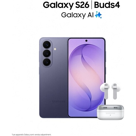 Smartphone Samsung Galaxy S26 256 Go Violet