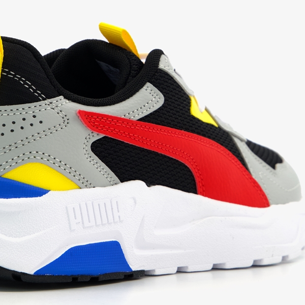Puma Trinity Lite AC+ jongens sneakers grijs/wit