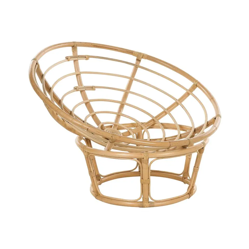 SALVO - Fauteuil - Lichtbeige - Rotan