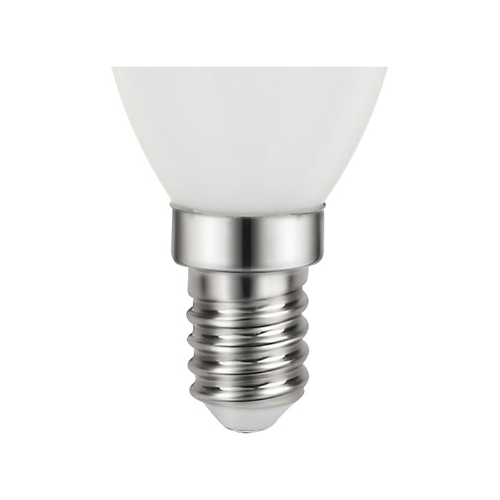 Lot 3 ampoules LED à filament flamme E14 470lm 3.4W = 40W Ø3.5cm Diall blanc neutre