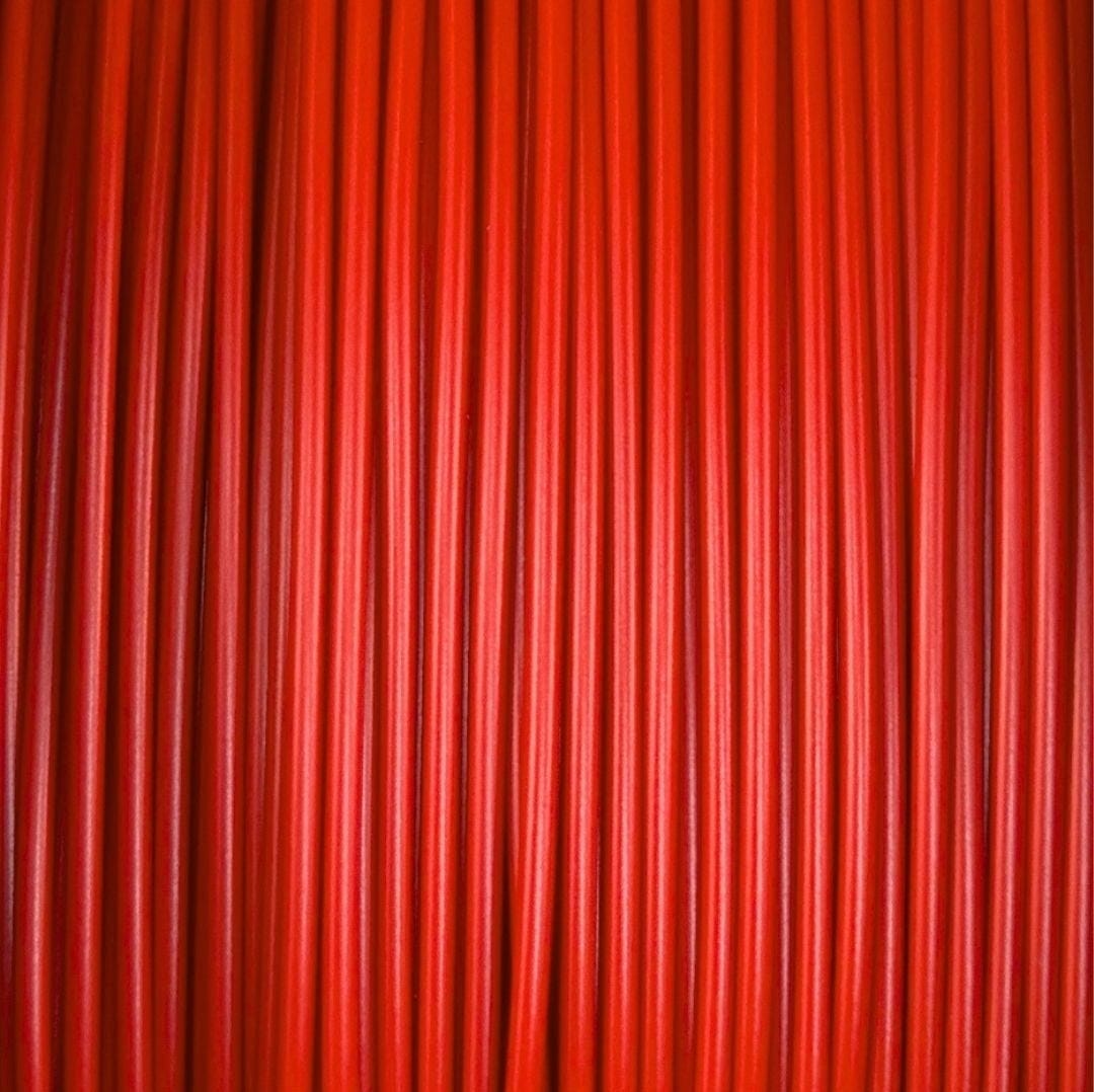 Nobufil  PETG Matt Industrial Red, 1,75 mm / 1000 g    Leicht zu druckendes, mattes PETG Filament aus recyceltem Kunststoffabfall in Industrial Red