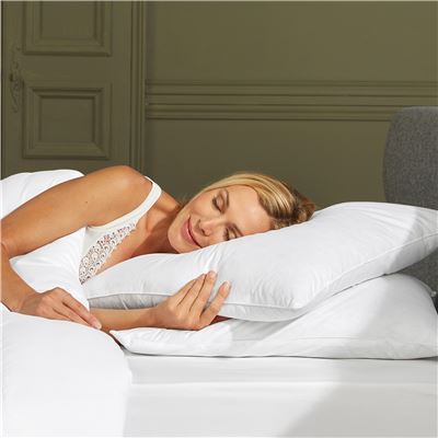 Oreiller 70% DUVET d'oie et canard - Moelleux