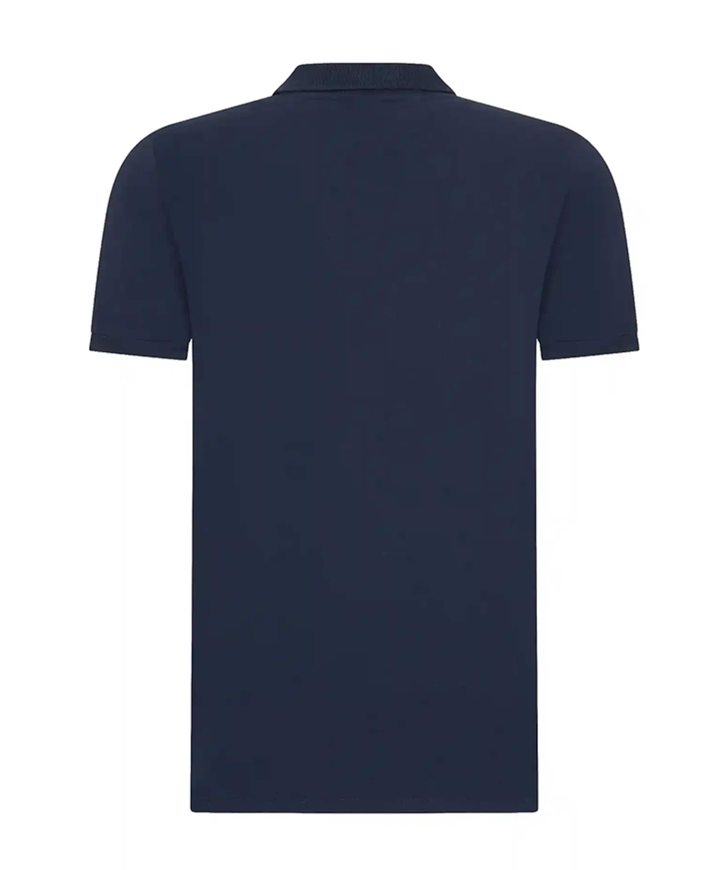 Blue industry Heren polo blauw