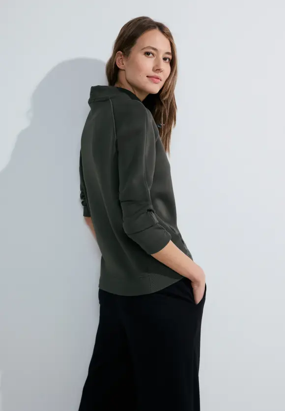 Materialmix Sweatshirt - strong khaki