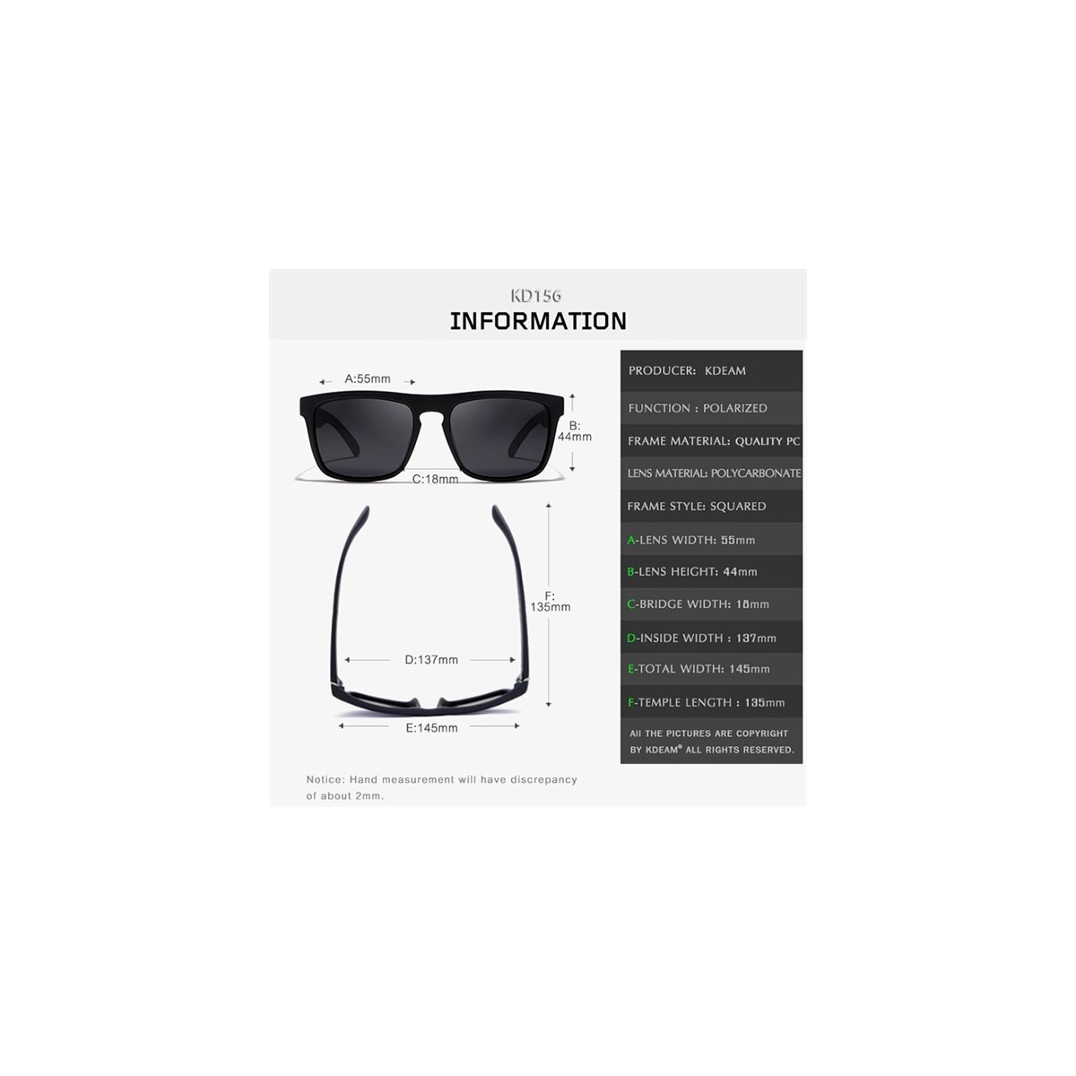 Solbriller Herre Polarized