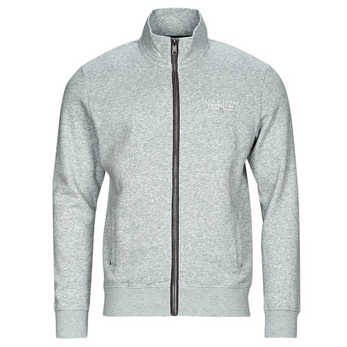 Jack & Jones - JPRBLUARCHIE SWEAT ZIP HIGH NECK - Gris