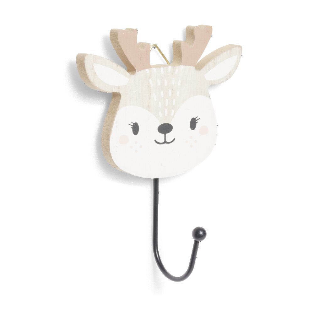 Patère enfant forme animal 10xH15cm - 4 modèles
