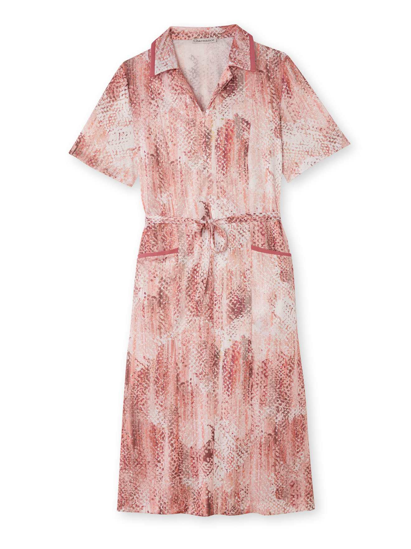 Robe zippée en maille