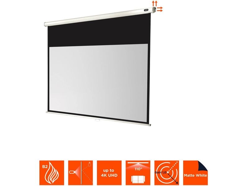 Celexon Rollo-Leinwand Eco 160x90cm 16:9 Leinwand Rollo Economy 160 x 90 cm