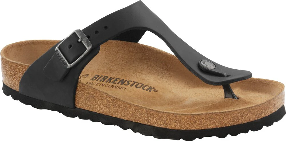 Birkenstock  Gizeh sandaler - sort