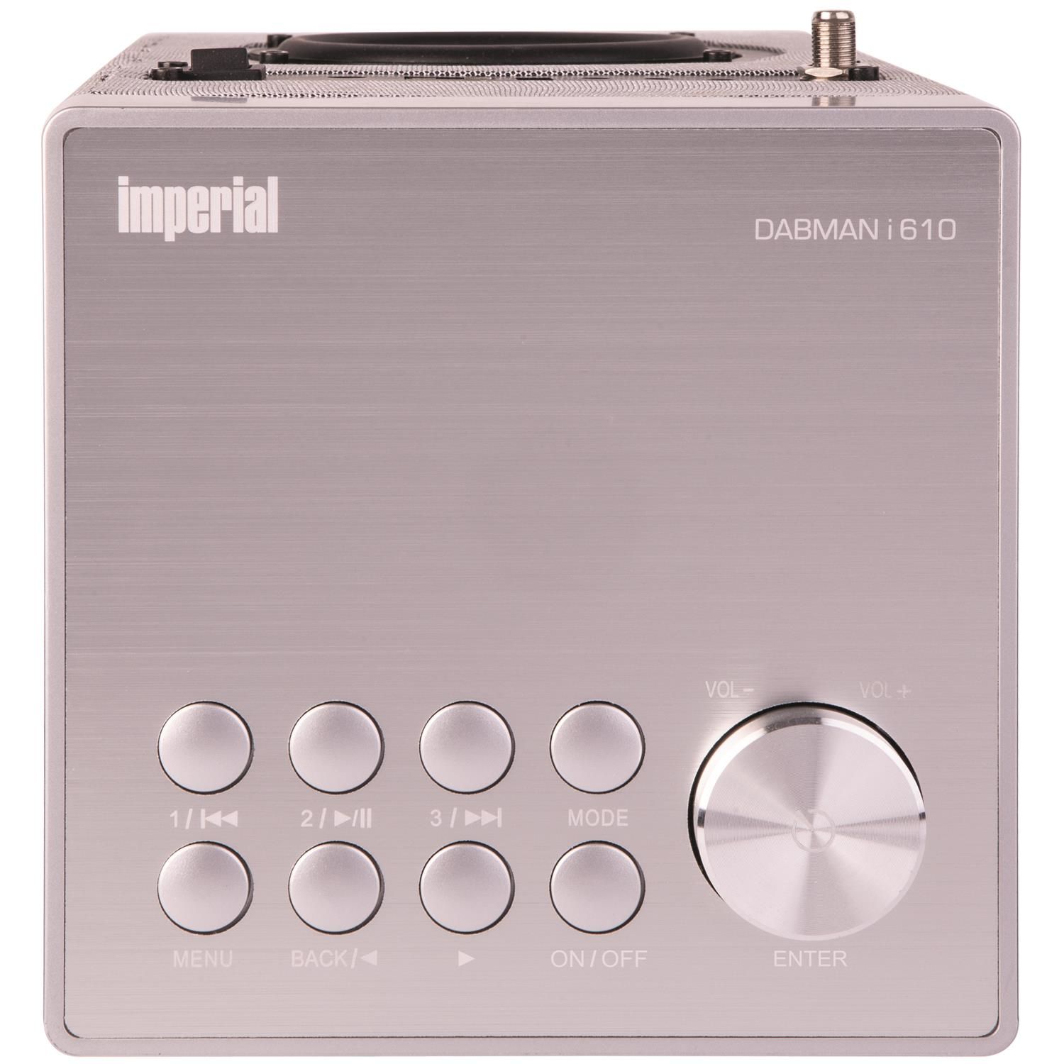 IMPERIAL DABMAN i610 DAB+/FM internetradio - Silver