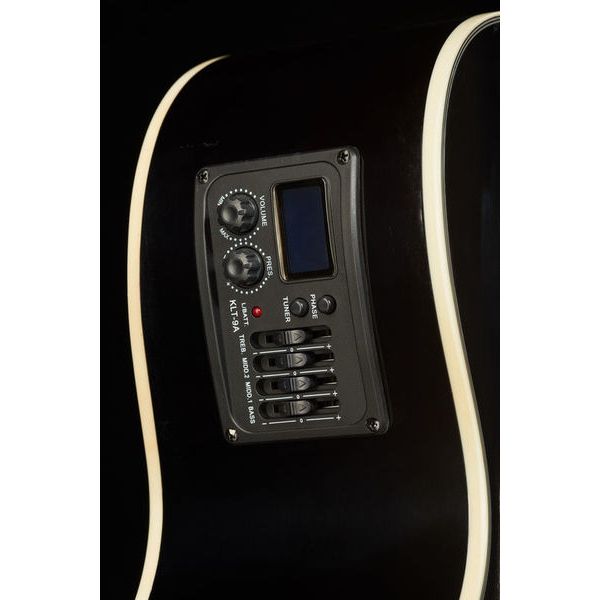 Harley Benton B-30BK Acoustic Bass Bundle
