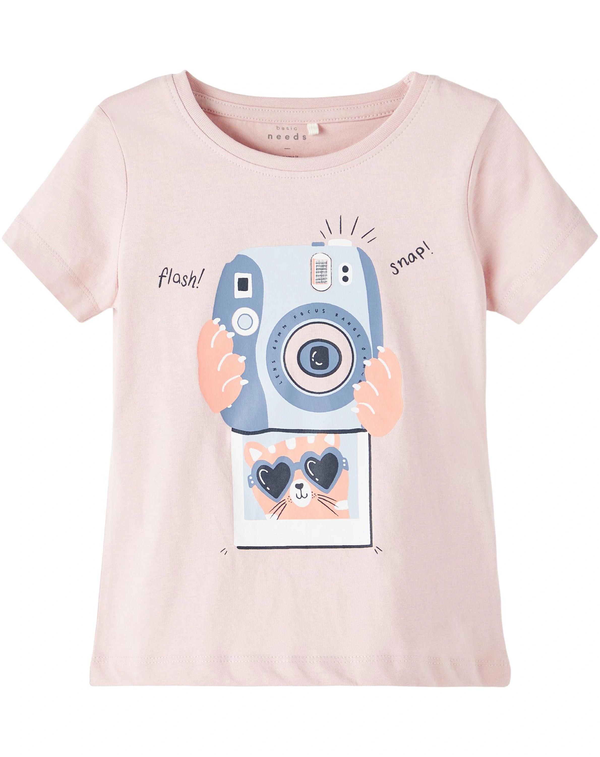 T-Shirt NMFVEEN PHOTO in violet ice