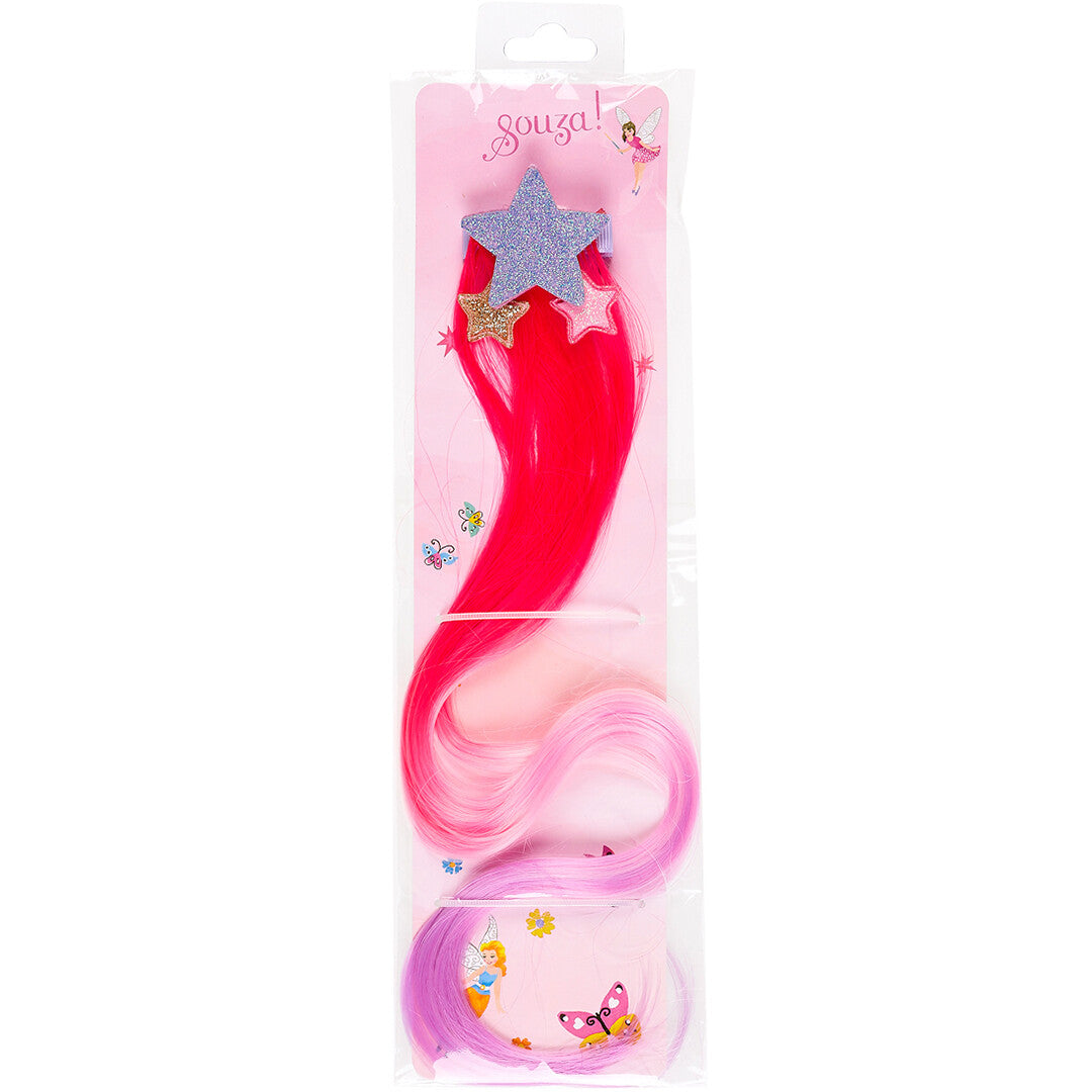 Souza for kids haarspeldje met haarlok inge - lila