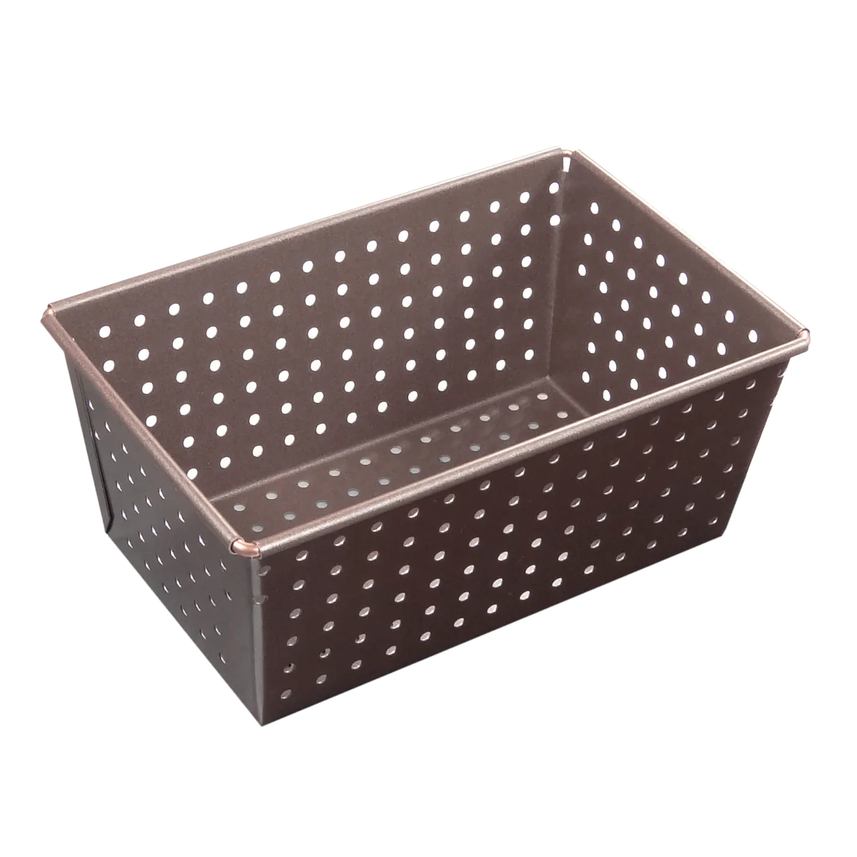 Moule à pain perforé - antiadhérent - 160x100 mm dim ext / 140x80mm di