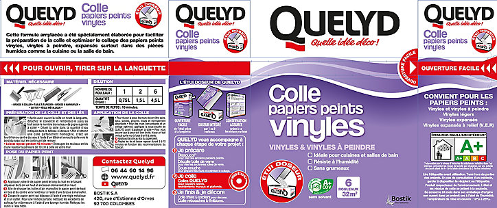 Colle Papier Peint Quelyd pour Papiers Peints Vinyles 300 g