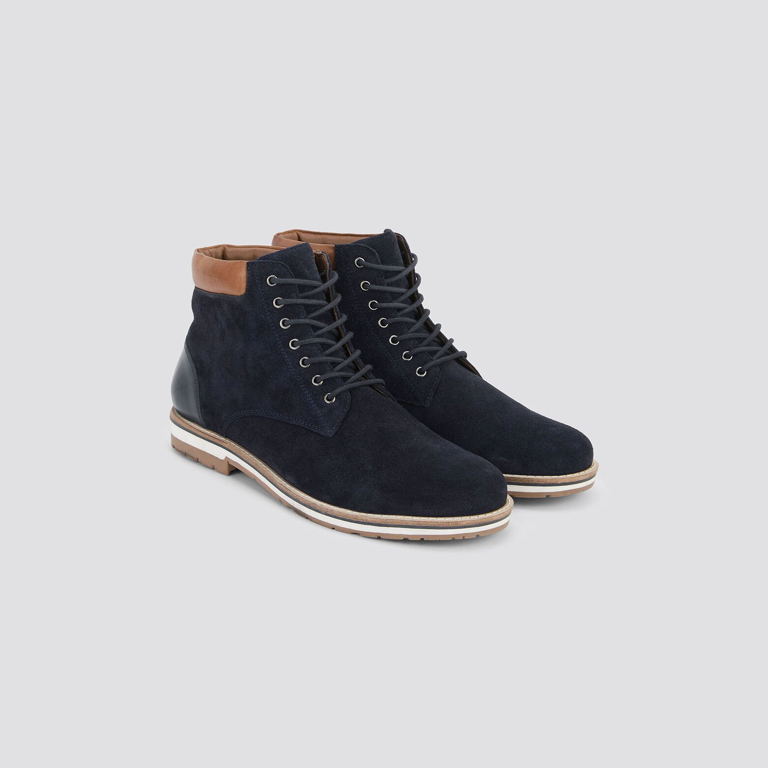 Boots montantes Bleu foncé